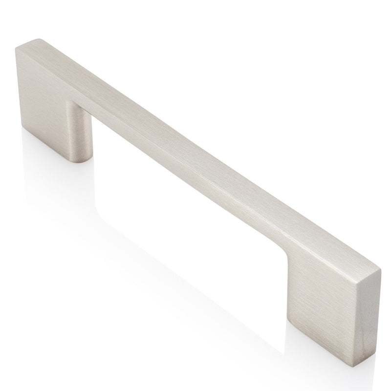 Southern Hills Brushed Nickel Cabinet Pulls - 96mm - Satin Nickel Drawer Handles, Modern Kitchen Cabinet Handles, Silver Kitchen Handles for Cabinets and Drawer Pulls, Cupboard Door Hardware 3.75 inches 5 pack