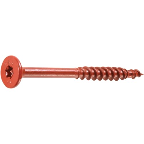 FastenMaster Flatlok No. 14 x 3-1/2 in. L #40 Torx Tap Flat Head Epoxy Carbon Steel Wood Screws