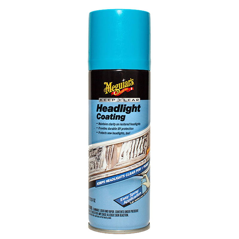 Meguiar's Keep Clear Headlight Coating - Durable, Long-Lasting Protection Prevents Oxidation and Prevents Yellowing for a Year - Easy Application - 4 Oz Aerosol