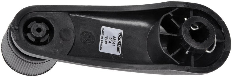 Dorman 83341CD Window Crank Handle Compatible with Select Cadillac / Chevrolet / GMC Models, Black