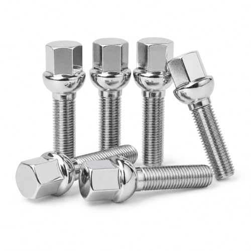 20 Pcs Lug Bolts Ball Seat 14x1.5 Thread 35mm Shank