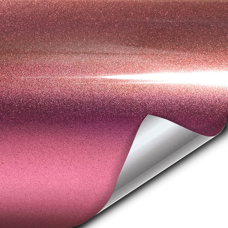 VVIVID XPO Gloss Liquid Metal Pink Vinyl Car Wrap Film (1ft x 5ft) 1ft x 5ft