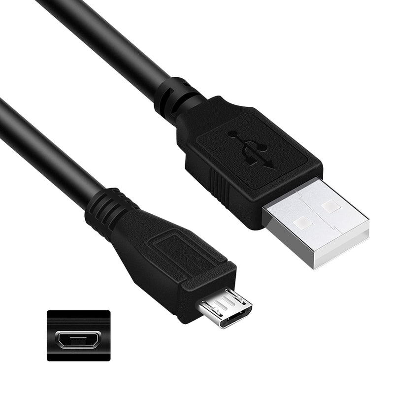 Inovat 3FT Replacement Micro USB 2.0 PC Computer Sync Data Power Charger Cable Cord for Plantronics Bluetooth Headset M20 M25 M50 M55