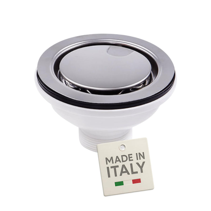 Nantucket Sinks NS35LCC-CH Flip Top Crumb Cup Kitchen Drain, Chrome