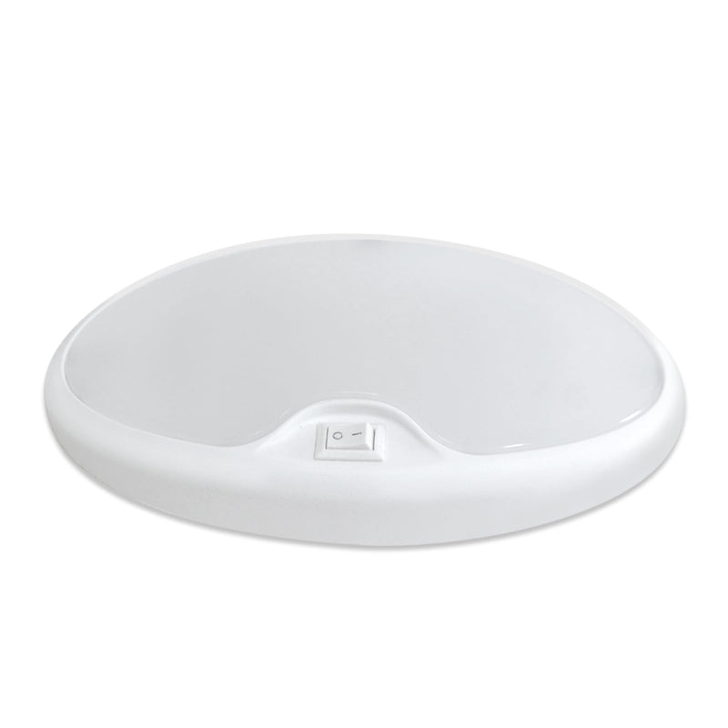 Dream Lighting 12V Led RV Ceiling Dome Light RV Interior Lighting for Trailer Camper with Switch, Cool White-5500K 390 Lumens E: 5500K-Cool White
