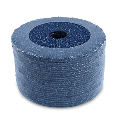 BHA 5" x7/8" Zirconia Resin Fiber Discs, 24 Grit - 25 Pack
