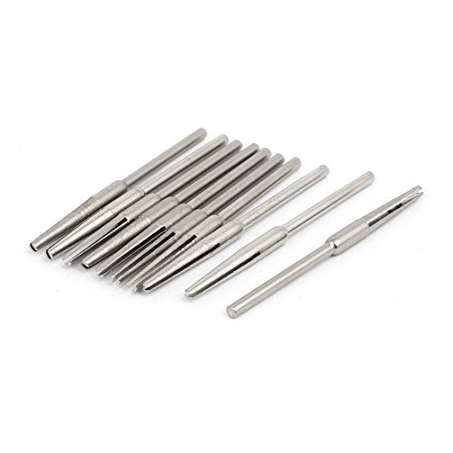 sourcingmap® 2.35mm Shank Dia Mandrel Split Tapered Sandpaper Holder 50mm Long 10pcs | 50mm long
