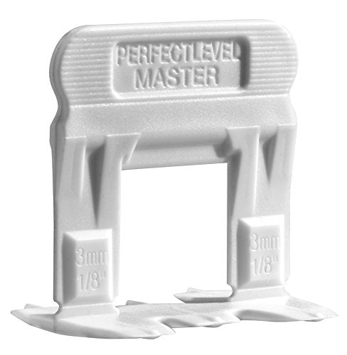 T-Lock Perfect Level Master - Professional Anti Lippage Tile Leveling System - 500 Tile Leveling Clips (1/8" (3mm)) 1 500 Clips