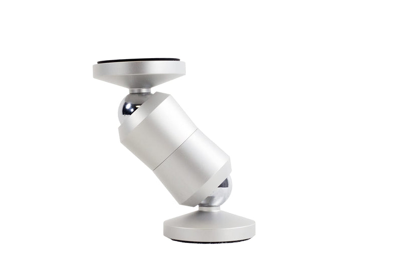 The Original Dual Magnetic Movable Phone Holder and Tablet Mount (Silver) Silver