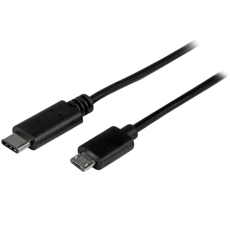 StarTech.com USB C to Micro USB Cable 2m 6ft - USB-C to Micro USB Charge Cable - USB 2.0 Type C to Micro B - Thunderbolt 3 Compatible (USB2CUB2M) 6 ft/ 2 m