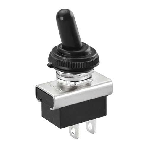 Heschen Toggle Switch KN3D-101 On/Off Switch 25A 12V 2-Pin Locking with Waterproof 1