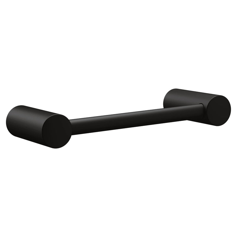 Moen Align Matte Black 9-inch Modern Hand Towel Bar, Bathroom Towel Hanger, YB0486BL (Pack of 1)
