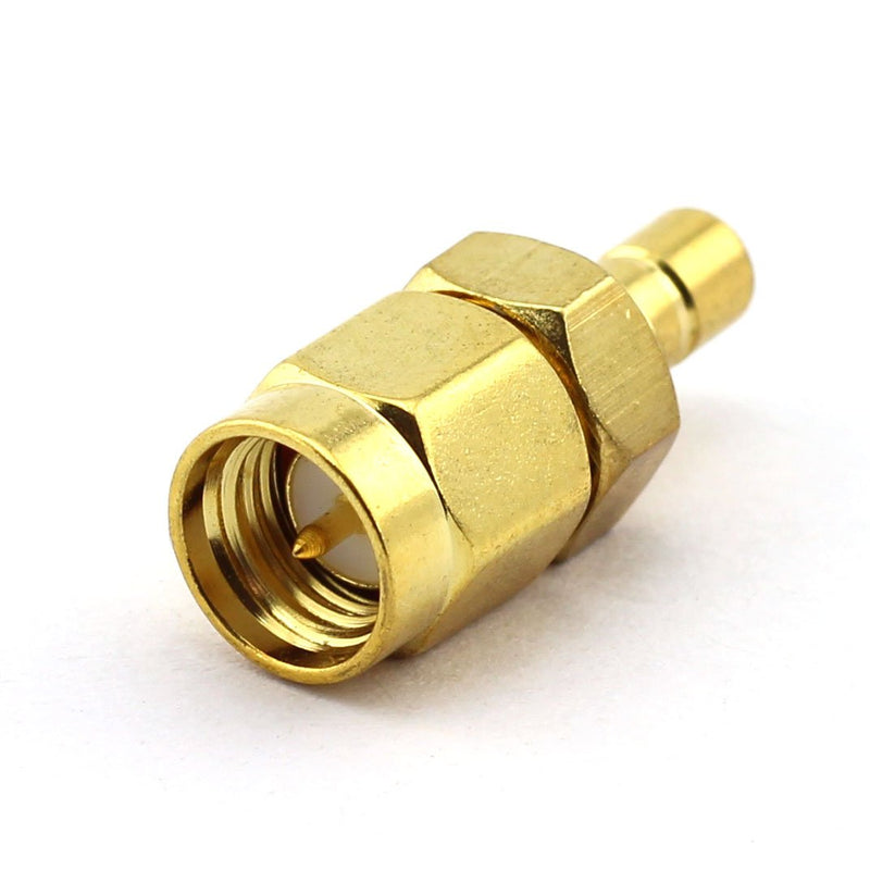DGZZI 2-Pack RF Coaxial Adapter SMA to SMB Coax Jack Connector SMA Male to SMB Male