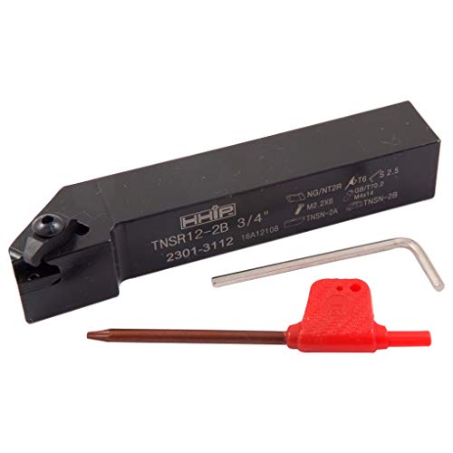 HHIP 2301-3112 TNSR12-2B Notch Style External Threading and Grooving Tool Holder, TNSR12-2B Holder Holder: TNSR12-2B