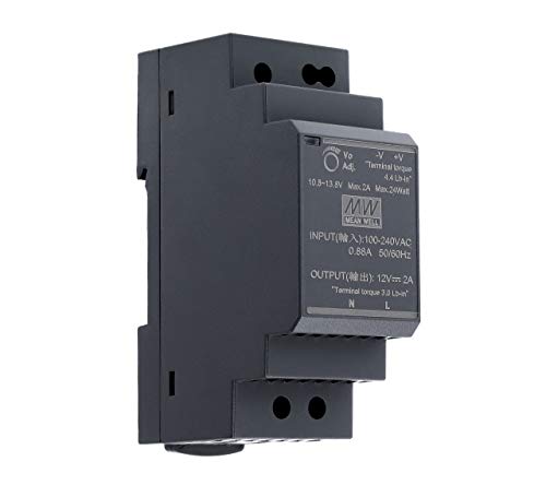 Mean Well Hdr 30 12 Power Supply DIN Rail Single Pack Single