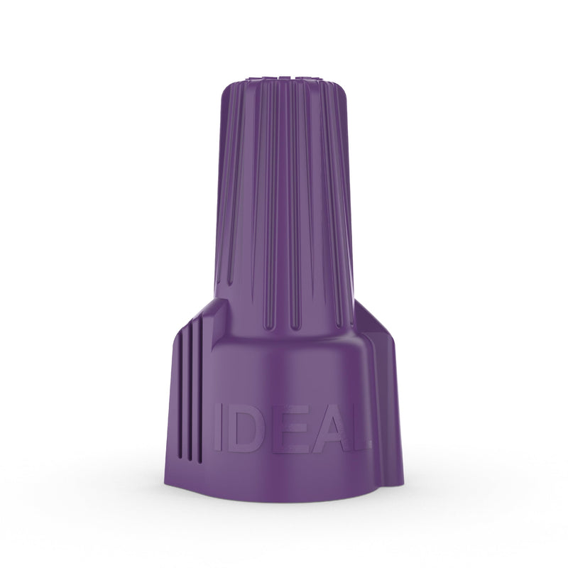 Ideal Electrical Twister Al/Cu (30-1765S) Purple Wire Connector, Bag of 10 — Aluminum-to-Copper Twist-On Wire Nuts with Antioxidant Filler Pack of 10