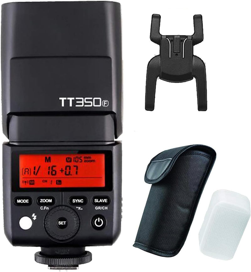 Godox TT350F 2.4G HSS 1/8000s TTL GN36 Camera Flash Speedlite for Fuji Cameras X-Pro2,X-T20,X-T2,X-T1,X-Pro1,X-T10,X-E1,X-A3,X100F,X100T