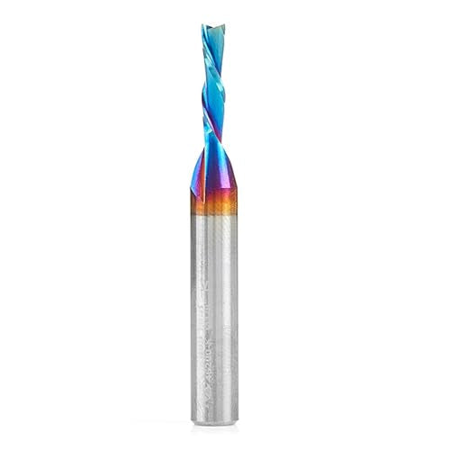 Amana Tool Solid Carbide Spektra Extreme Tool Life Spiral Plunge Router Bit Down-Cut, 46415-K, 1/4 Dia x 1 CH x 1/4 Shank 2-1/2 Inch L 1/8 Dia x 1/2 x 1/4 Inch