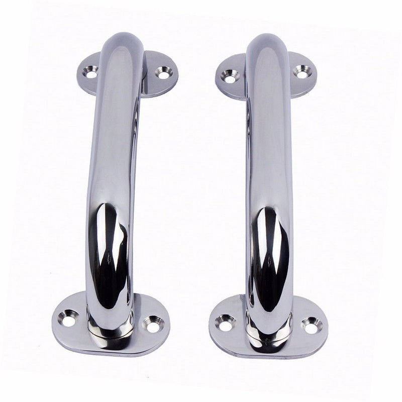 9" Boat Grab Bar, 2 Pack Stainless Steel Handrail Handle Multipurpose 9 inch Safe Hand Supports for Marine Boat Yacht