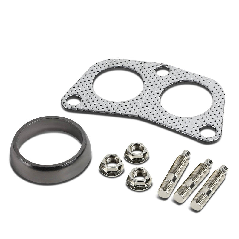DNA Motoring GKT-A-2-DP-DNT-GPT-KIT Graphite Aluminum Gasket Plus Donut, Studs, Bolts Kit,Metallic
