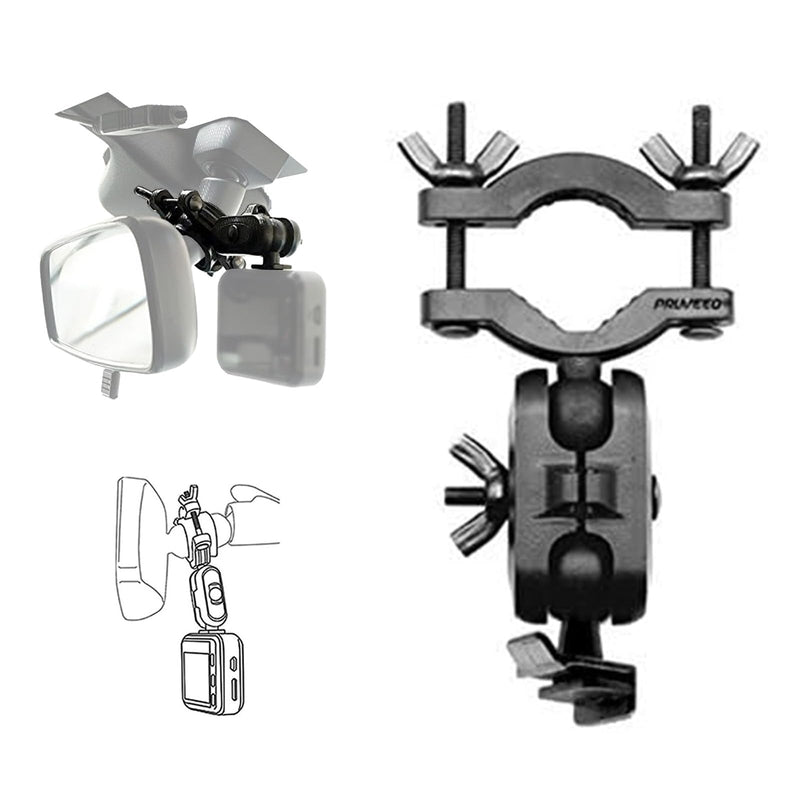 PRUVEEO Dash Cam Mirror Mount Kit for 95% Dash Cam and GPS