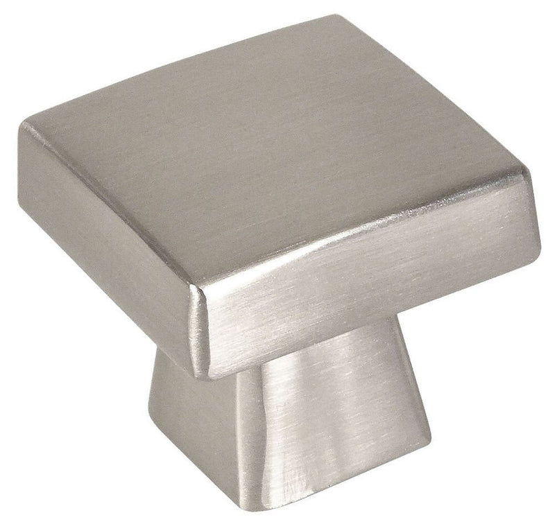 Cosmas 10 Pack 5233SN Satin Nickel Contemporary Square Cabinet Knob