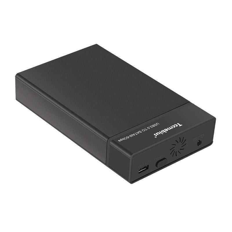 USB 3.0 External Hard Drive Enclosure for 2.5 3.5 Inch SATA I/II/III HDD SSD Up to 20TB, 3.5'' Tool-Free HDD Docking Station, Support UASP, Automatic Sleep Function (TCC-S863)