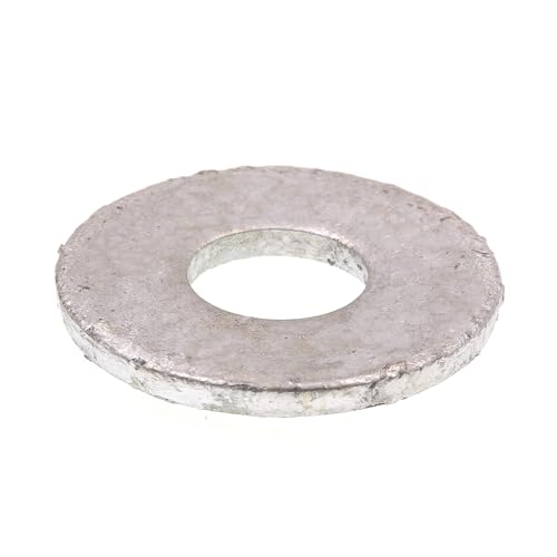 Prime-Line 9080198 Flat Washers, USS, 1/2 In. X 1-3/8 In. OD, Hot Dip Galvanized Steel (50 Pack)