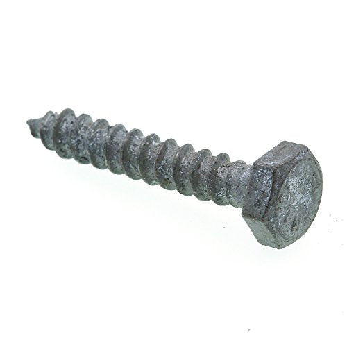 Prime-Line 9054985 Hex Lag Screws, 1/4 in. X 1-1/2 in., A307 Grade A Hot Dip Galvanized (100 Pack)