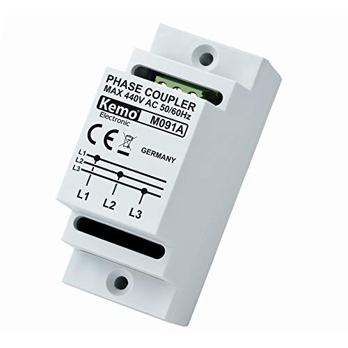 Kemo Electronic - Accoppiatore DIN trifase reti powerline homeplug onde convogliate max 650 Mbit/s