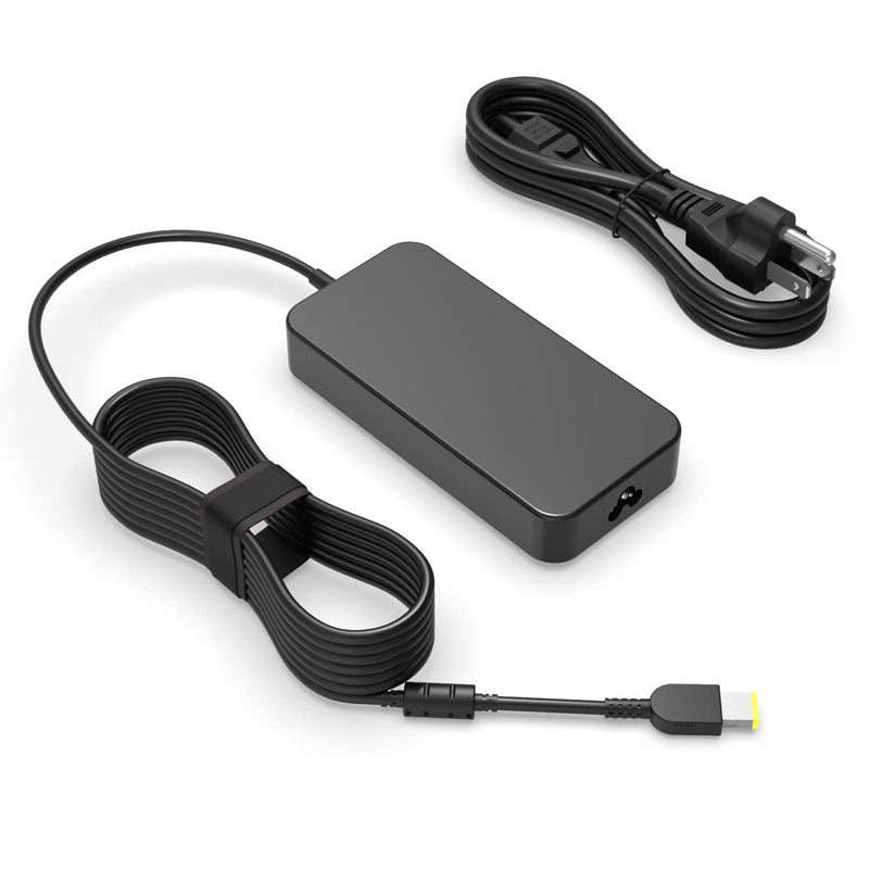 135W Slim Tip 3-Pin-Plug Replacement for Lenovo ThinkPad Thunderbolt Universal 3 4, Smart Essential Dock, Workstation Dock, Ultra Pro Docking Station, ThinkVision X1 Gen 1 2 Laptop Power Supply Cord