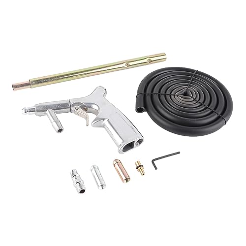 Air Sand Gun 1/4" Sand Blasting Nozzle Gun Feed Portable Sandblast Kit for Cabinet Abrasive Media 60-120PSI