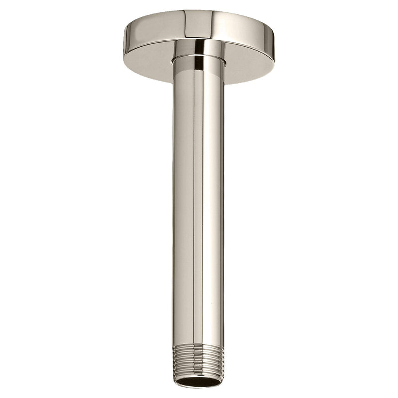 American Standard 1660186.013 Ceiling Mount Rain Shower Head Shower Arm 6 inch, Polished Nickel