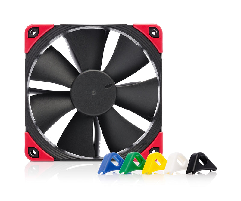 Noctua NF-S12A PWM chromax.Black.swap, Premium Quiet Fan, 4-Pin (120mm, Black)