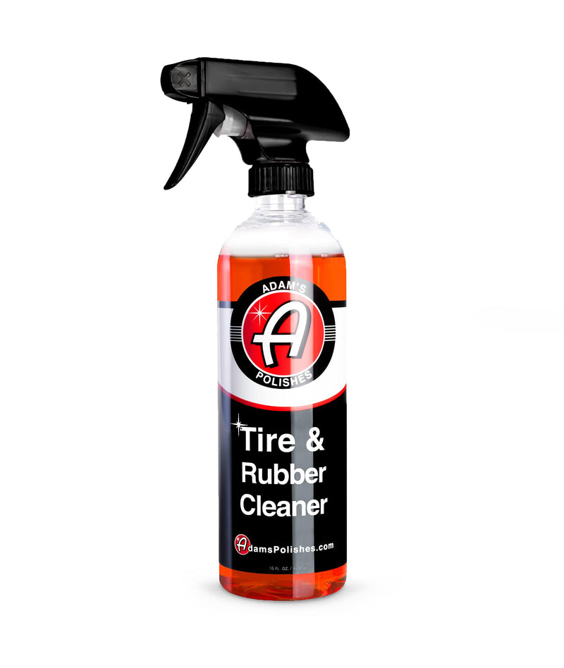Adam's Tire & Rubber Cleaner (16 oz) - Removes Discoloration From Tires Quickly - Works Great on Tires, Rubber & Plastic Trim, and Rubber Floor Mats 16 Fl Oz (Pack of 1)