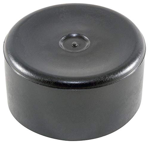 Caplugs FCR-14 – FCR Series – Finishing Caps for Round Tubing, 500 Pack, Cap ID 0.88" x Length 0.50", Low-Density Polyethylene (PE-LD), Black, Product Protection (99191682)