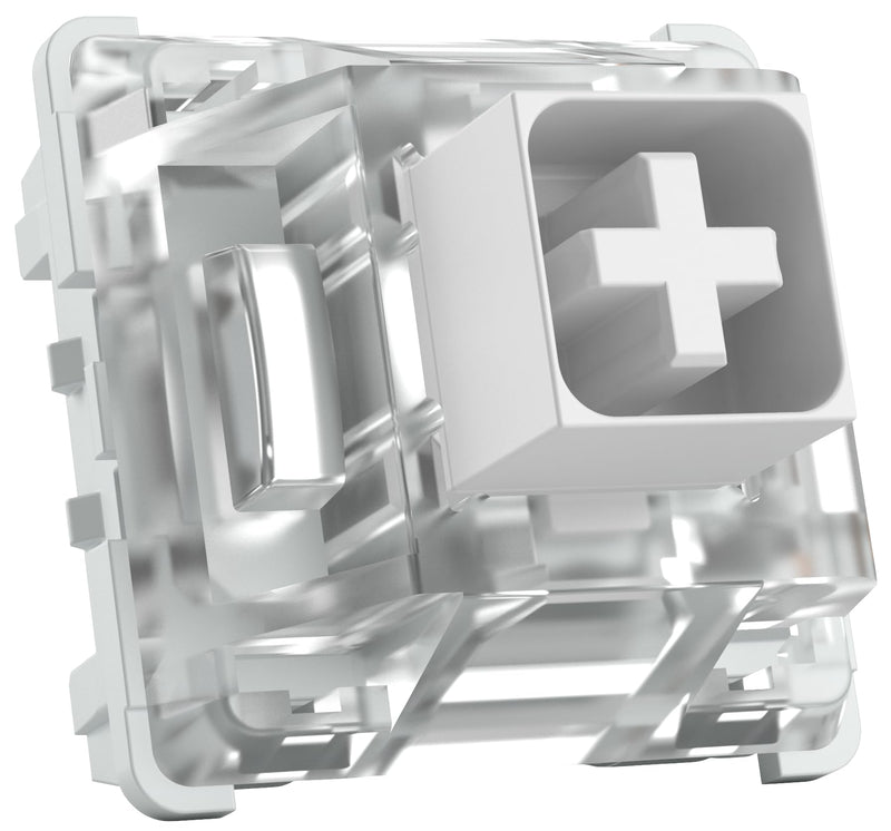 Kailh Box White Mechanical Keyboard Switches: Clicky 120-Pack for Enhanced Gaming Experience - Perfect for High-Speed Typing Tactile Pro White (Box)