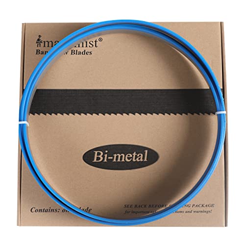 Imachinist S11411014 114" x 1" x 10/14TPI Bi-Metal Bandsaw Blades for Metal
