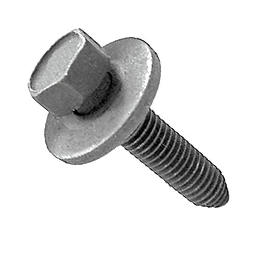 BoltmanShop Body Bolts M10 1.5 X 40MM Hex Head, 29MM Wash OD Phosphate (25pkg)