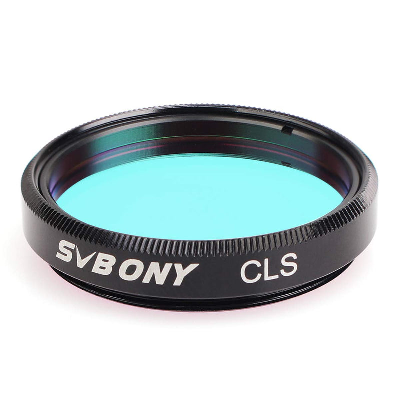 SVBONY Telescope Filter 1.25 inches CLS Filter City Light Pollution Reduction Filter Broadband Filter Suitable for Deep Sky Visual Astronomical Photography 1.25 inch