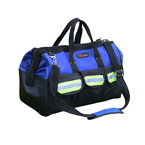ZOJO Blue Tool Bags 16 inch Wide Mouth Large
