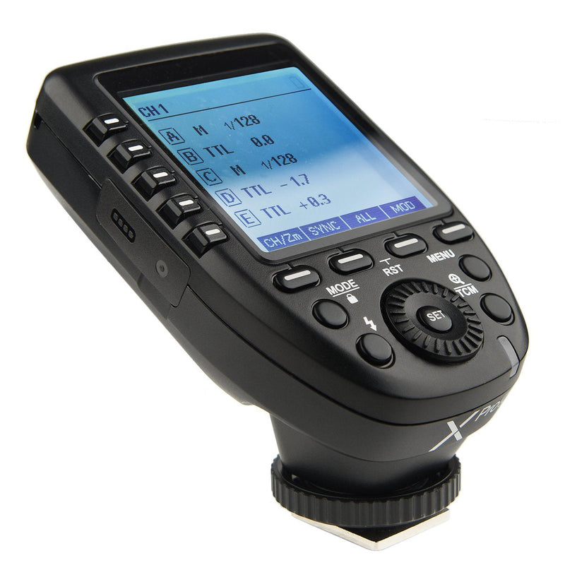 Godox Xpro-S TTL Wireless Flash Trigger 1/8000s HSS for Sony A77 II, A99, A9, A7R II, A6000, DSC-RX10 Digital Camera, TCM Smart Function, 5 Delicated Group Button