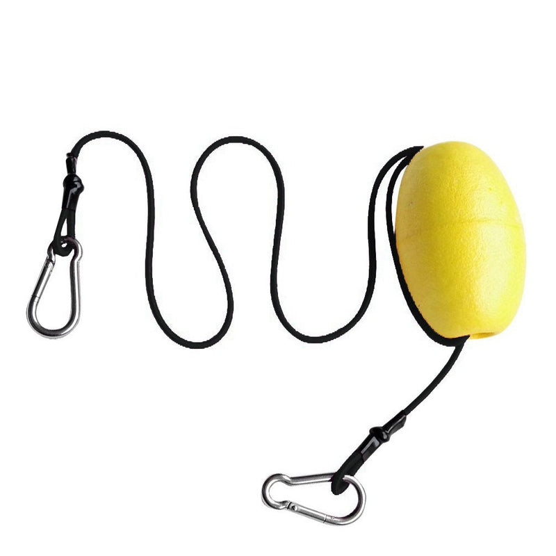 Drift Anchor Tow Throw Leash Line with EVA Buoy Float & Clip for Grip Kayak Canoe Accessories,Floating Anchor Marker Buoy Oval