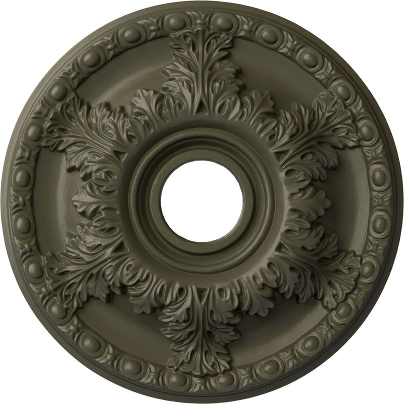 Ekena Millwork CM18GAWHF Granada Ceiling Medallion fits Canopies up to 6 5/8, Witch Hazel Witch Hazel (Flat Finish)