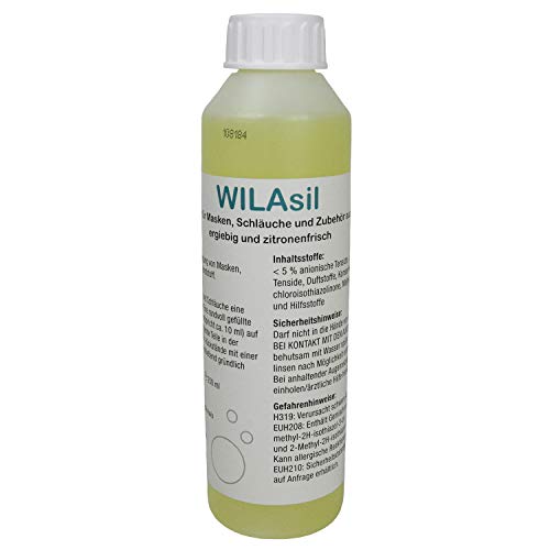 CPAP Cleaner 250 ml - Effectively Cleans All CPAP Masks and Tubes - Fresh Citrus Fragrance - Vinegar in Use