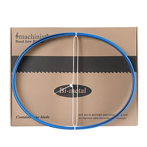 Imachinist S1321610 132" Long, 1" Wide, 6/10 TPI Bi-Metal Band Saw Blades 6/10TPI