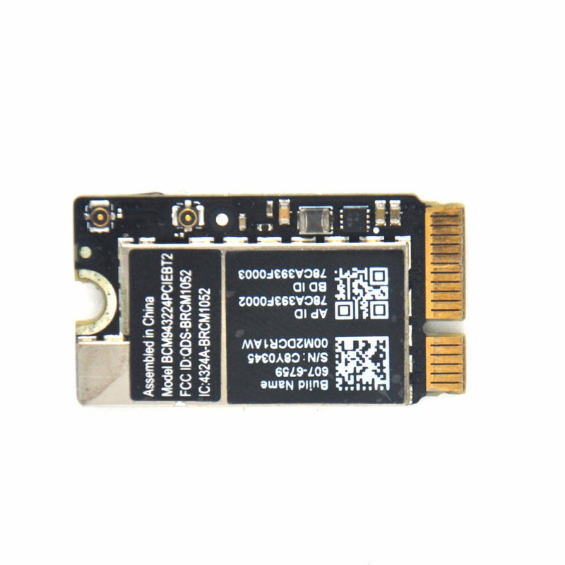Padarsey Replacement WiFi Bluetooth Broadcom Air Port Card BCM943224PCIEBT2 Compatible for MacBook Air 11" A1370 and 13" A1369