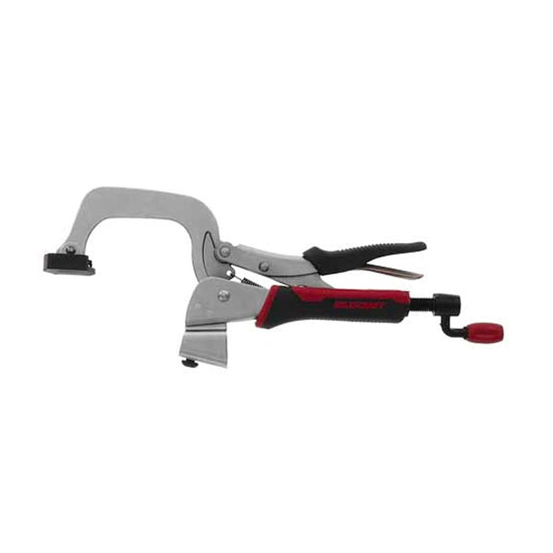 Milescraft 4007 6in Bench Clamp – Heavy Duty Hold Down Clamps with Non-Marring Rubber Pad for Use with T-Tracks, Clamp Tables & Clamping Plates on Different Woodworking Projects 6