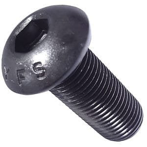3/8"-16 x 1 Button Head Socket Cap Screws, Alloy Steel, 100 Pack