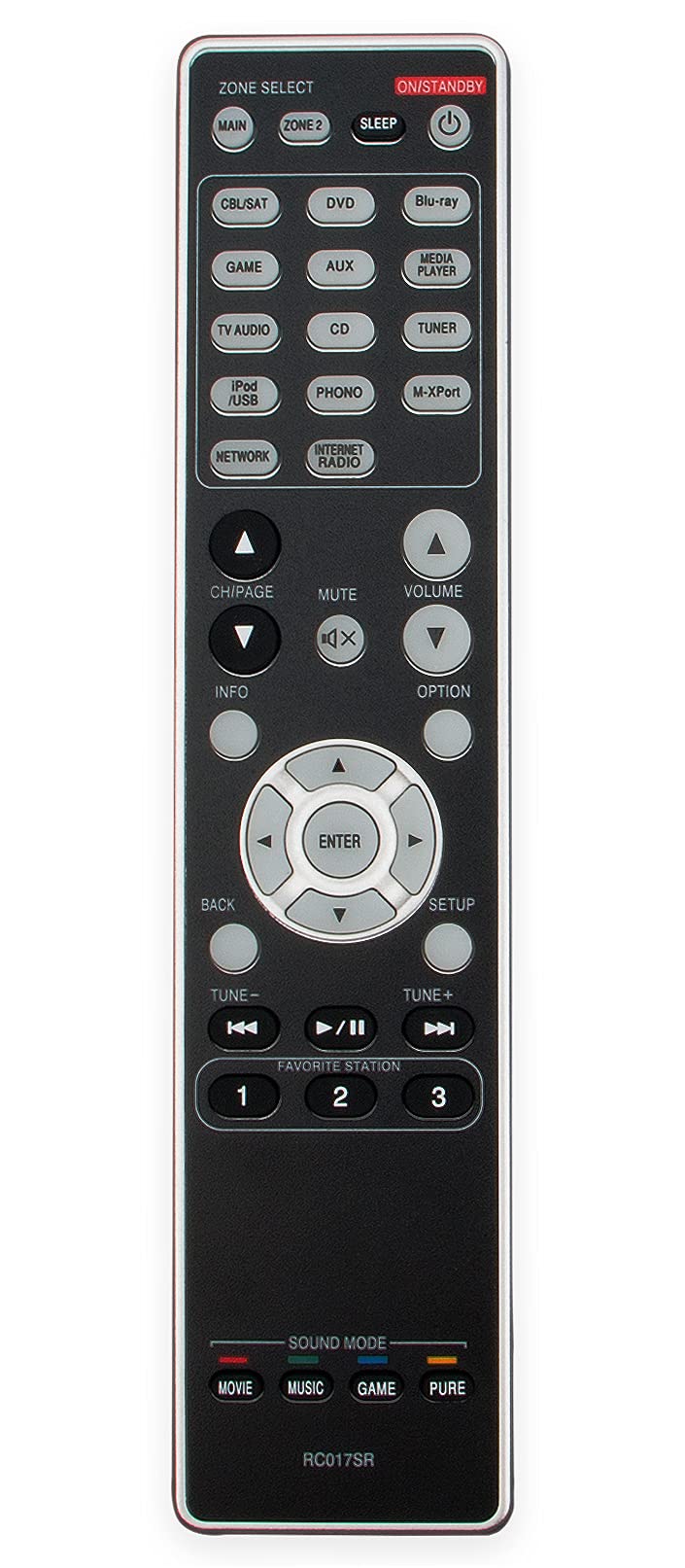 RC017SR Replaced Remote Compatible with MARANTZ AV Receiver NR1603 SR6007 SR5007